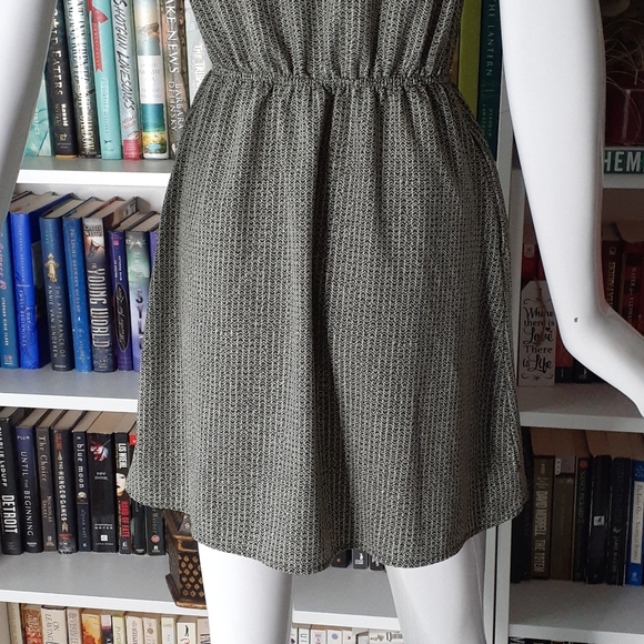 Merona olive pattern dress P3790 - Picture 7 of 9